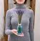 Французская лаванда в голубой вазе